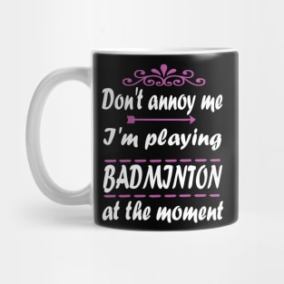 Badminton Badminton Racket Gift Birdy Mug